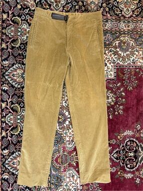 Men's Prada Tan Curduroy pants